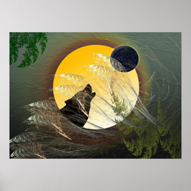 Fallende Feathers Poster (Vorne)