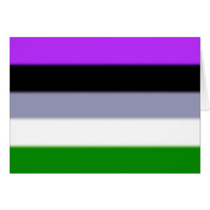 Fallende Flagge für Genderqueer