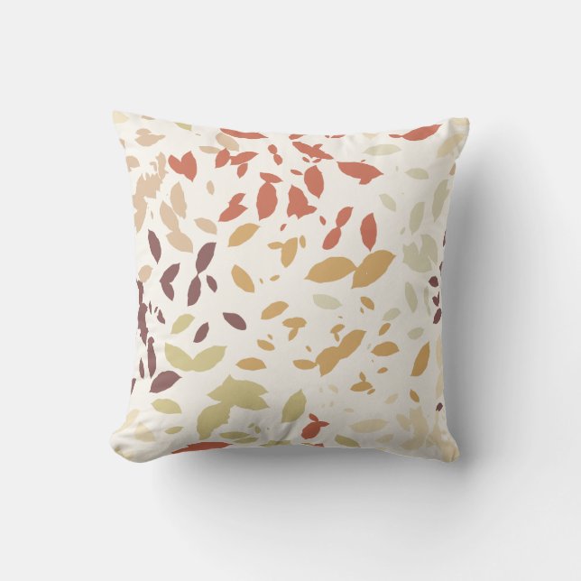 Fallende Foliage Warm-Neutralwurfkissen Kissen (Vorderseite)