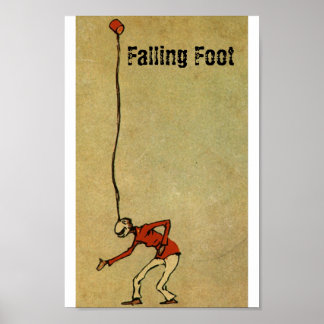 Fallende Foot live Poster
