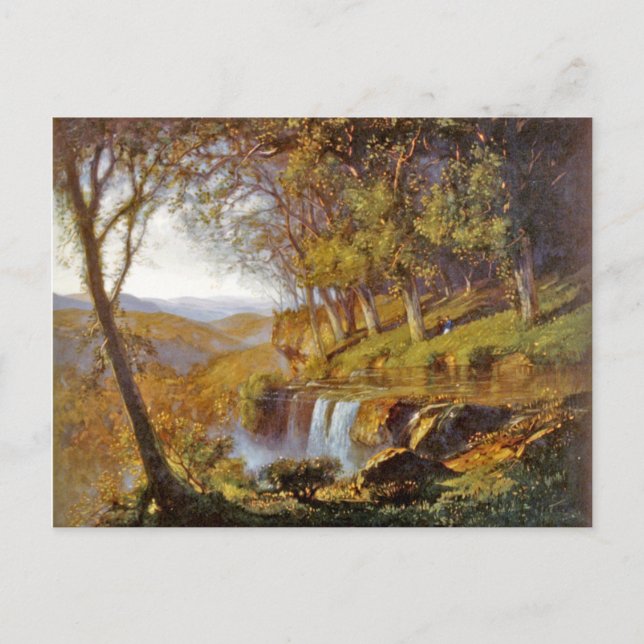 Fallende FrühlingsVirginia Postkarte (Vorderseite)