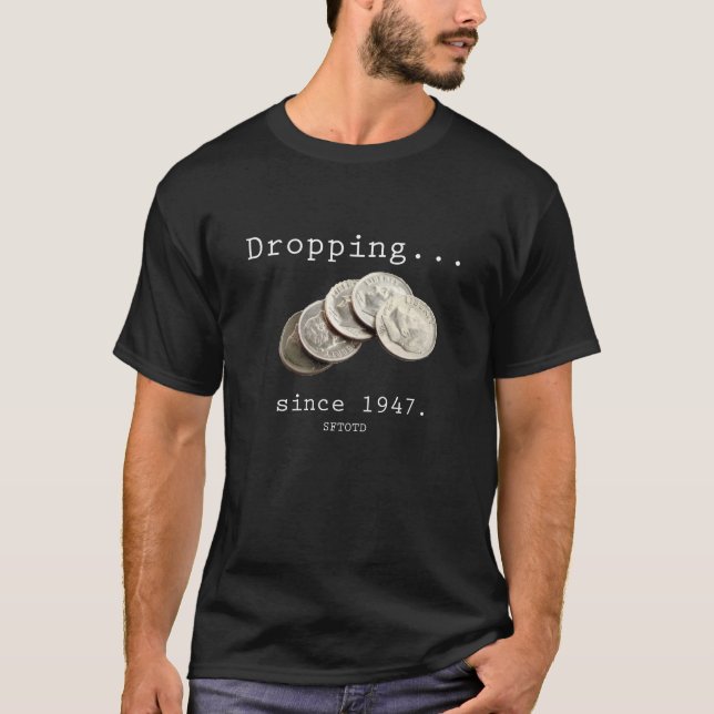 Fallende Groschen T-Shirt (Vorderseite)