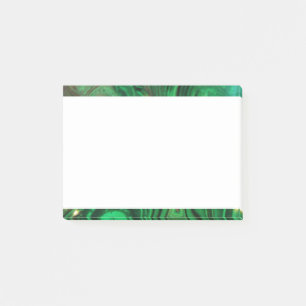Fallende grüne, wirbelnde Steine Post-it Klebezettel