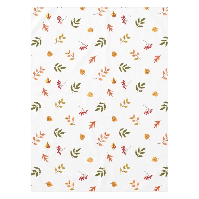 Fallende Herbstrückgänge Tischdecke (Vorderseite)