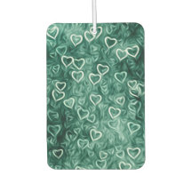 Fallende Herzen - Aquamarin