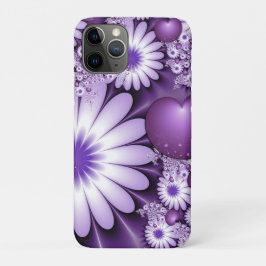 Fallende in Liebe Abstrakte Blume & Herz Fraktal Case-Mate iPhone Hülle