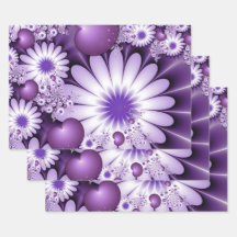 Fallende in Liebe Abstrakte Blume & Herz Fraktal
