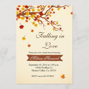 Fallende in Liebe Bridal Dusche Einladung