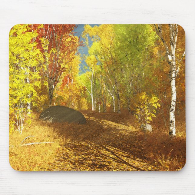 Fallende Lichtmousepad Mousepad (Vorne)