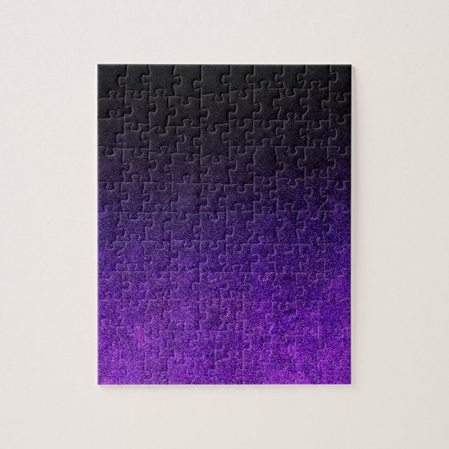 Fallende Lila und schwarze Glitzer-Gradient (Vertikal)