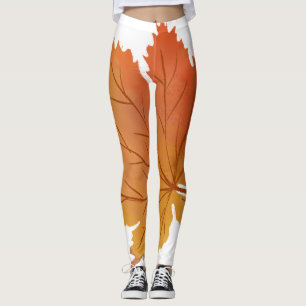 Fallende Lücke - Herbst Leggings