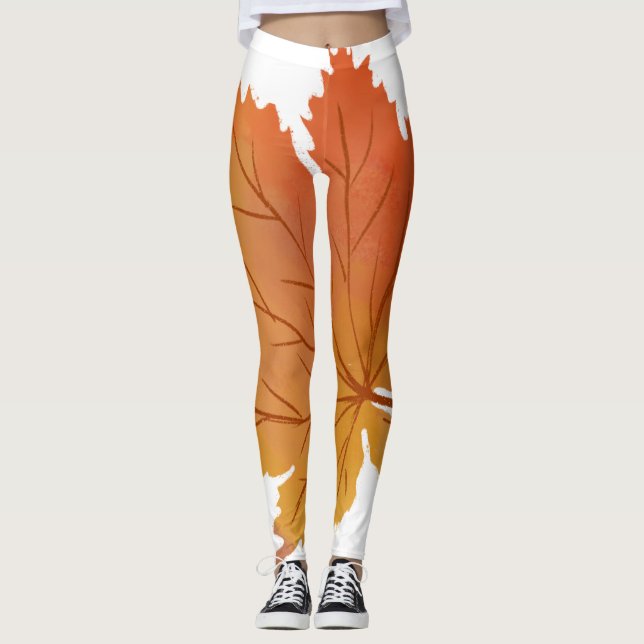 Fallende Lücke - Herbst Leggings (Vorderseite)