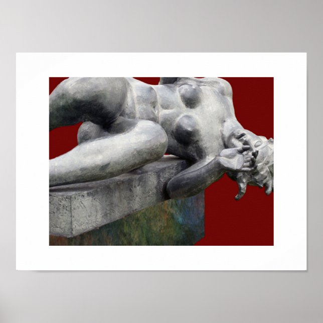 Fallende Medusa ~ Print/Poster Poster (Vorne)