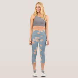 Fallende Petalen Capri Leggings
