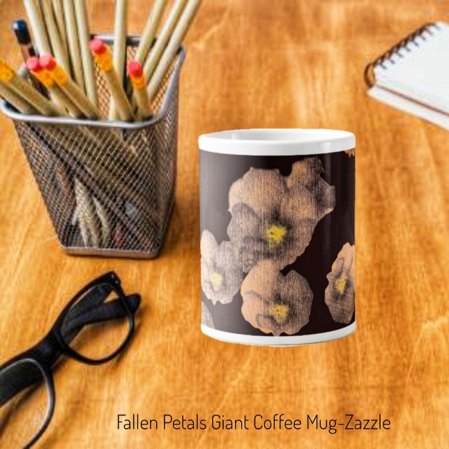 Fallende Petalen Jumbo-Tasse (Von Creator hochgeladen)