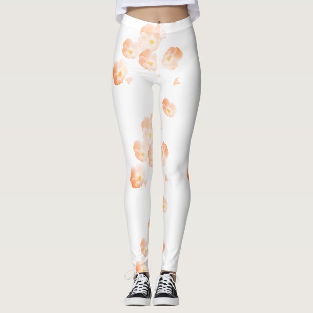 Fallende Petalen Leggings (Vorderseite)