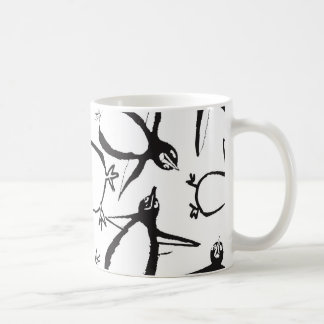 Fallende Pinguine-Tasse Kaffeetasse