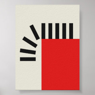 Fallende Pixel des Abstrakten Posters der Freiheit Poster