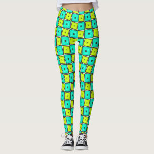 Fallende Quadrate Leggings