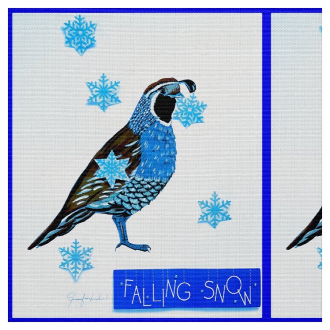 Fallende Schneemaschine Stoff (Muster)
