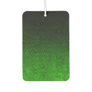 Fallende Schwarz/Grün-Glitzer-Gradient Autolufterfrischer