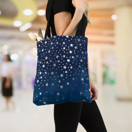 Fallende Silberstars Celestial Tasche