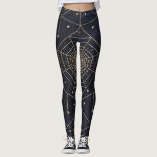 Fallende Spider Seidenstars Leggings