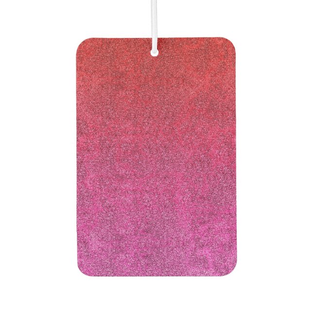 Fallende Valentine Glitzer Gradient Autolufterfrischer (Vorderseite)