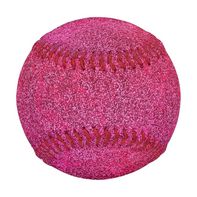 Fallende Valentine Glitzer Gradient Baseball (Vorderseite)