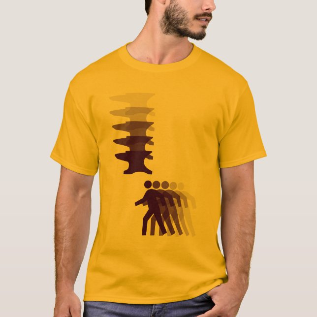 Fallender Amboss T-Shirt (Vorderseite)