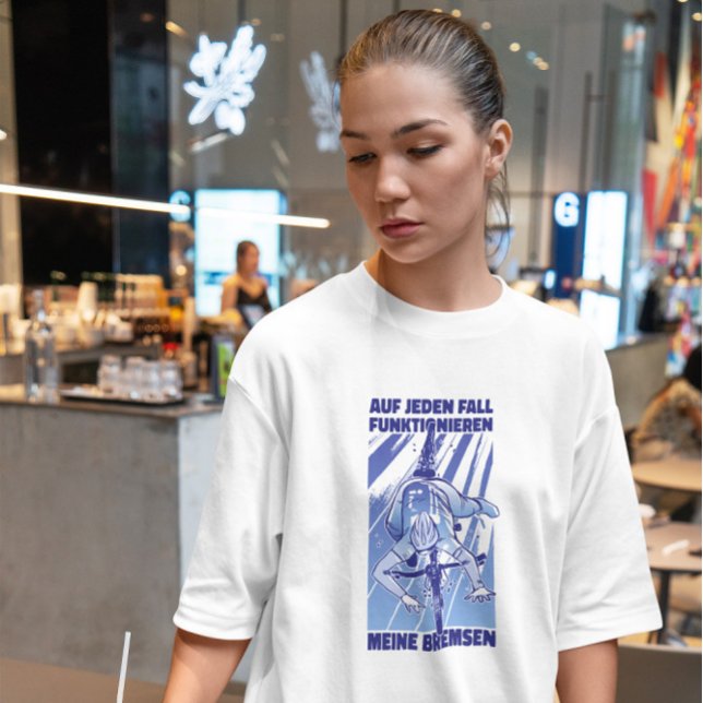 Fallender Radfahrer T-Shirt (Von Creator hochgeladen)