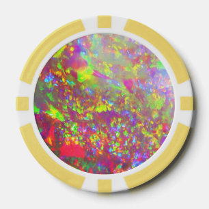 Fallender Regenbogen-Brasilianischer Opal Pokerchips
