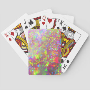 Fallender Regenbogen-Brasilianischer Opal Spielkarten
