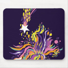 Fallender Stern. Mousepad