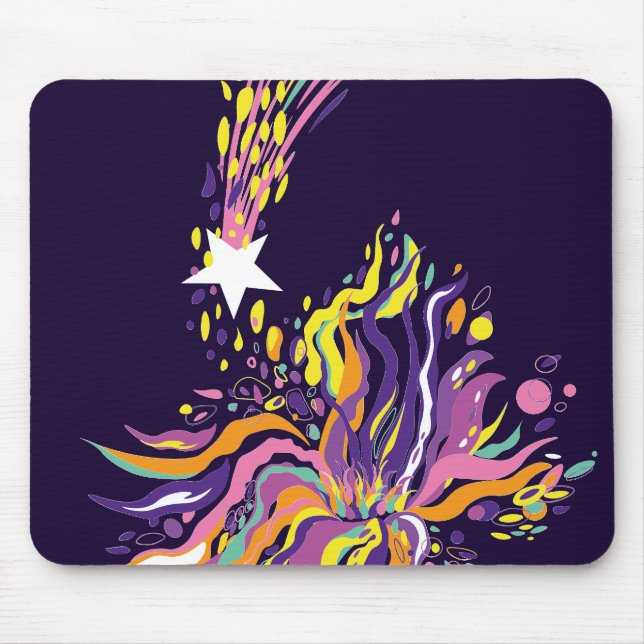 Fallender Stern. Mousepad (Vorne)
