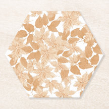 Fallender Untersetzer des Herbstpapiers