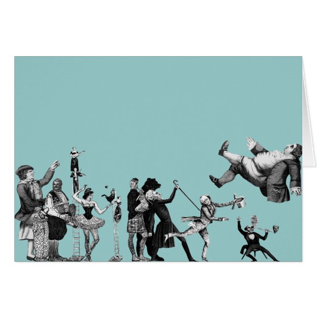 Fallender Zirkus (Vorderseite (Horizontal))