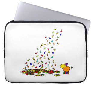 fallendes Blätter Laptopschutzhülle