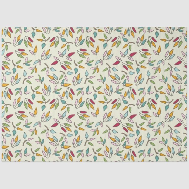 Fallendes Ficus-Blätter-Gewebepapier Seidenpapier (Vorderseite)