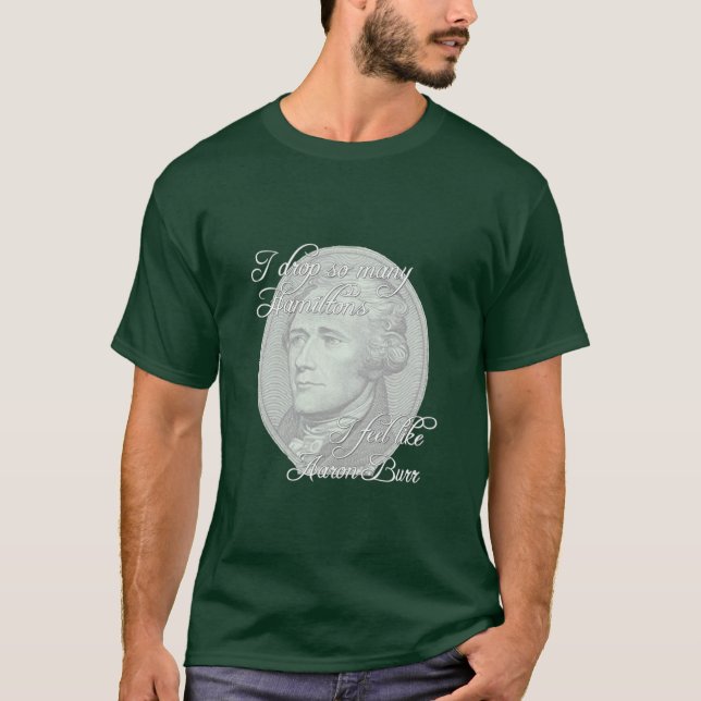 Fallendes Hamiltons (dunkel) T-Shirt (Vorderseite)