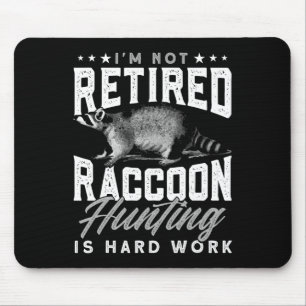 Fallenjagd Ruhende Coon Hunter Raccoon Jagd Mousepad
