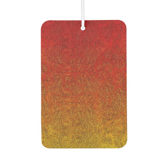 Fallflame-Glitzer-Gradient Autolufterfrischer (Vorderseite)