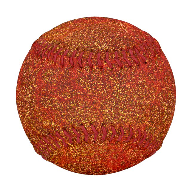 Fallflame-Glitzer-Gradient Baseball (Vorderseite)