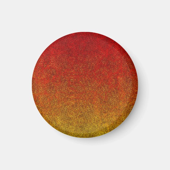 Fallflame-Glitzer-Gradient Magnet (Vorne)
