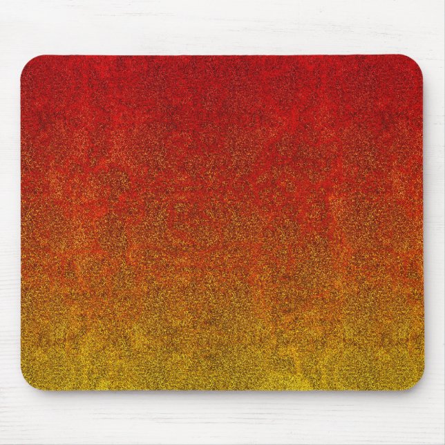 Fallflame-Glitzer-Gradient Mousepad (Vorne)