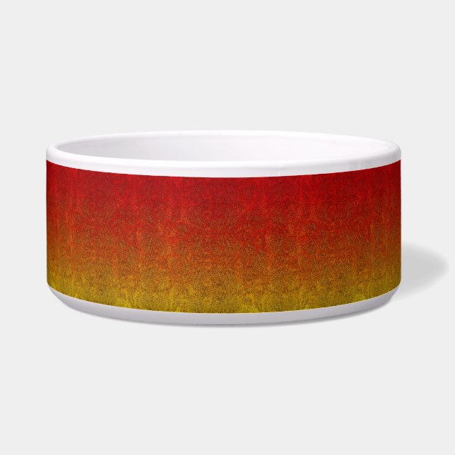 Fallflame-Glitzer-Gradient Napf (Vorderseite)