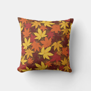 Fallgefallenes Laubpolster Kissen