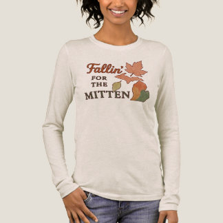 FALLIN' FOR THE MITTEN MICHIGAN FALL TEE