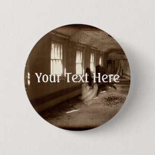 Falling Asylum Angel Button