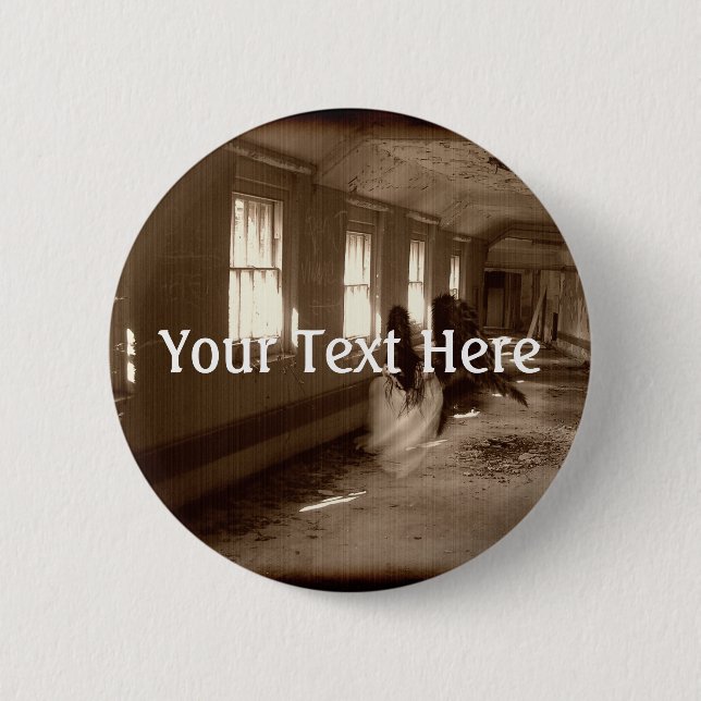 Falling Asylum Angel Button (Vorderseite)